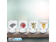 Набор рюмок из 4 штук: ABYstyle: Game of Thrones: Emblem