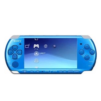 Портативная Игровая Приставка PSP 3000 Slim Blue (Ref of Sony синяя)