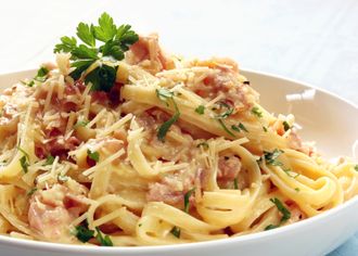 Спагетти Карбонара с беконом (280 гр.)