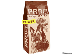 PREMIL PROFI LAINE POWER (ПРЕМИЛ ПРОФИ ПАУЕР) корм для щенков, молодых и взрослых очень активных собак, а также для рабочих собак всех пород и величины ( говядина,утка ) 18 КГ.
