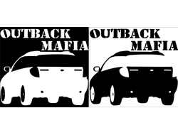 Наклейка Outback mafia