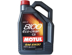 Моторное масло MOTUL 8100 Eco-Clean C2 5W-30  5 л. синтетическое