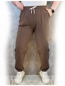 Женские брюки джоггеры арт. 14169-5941 (Цвет капучино) Размеры 64-82