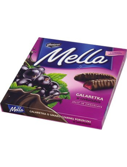 Шоколадные конфеты Goplana Mella черная смородина, 190 г