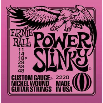 Струны металлические Ernie Ball 2220 Power Slinky Nickel