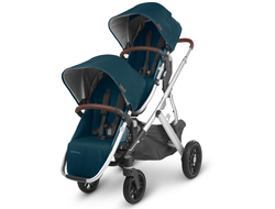 Коляска для погодок UPPABaby Vista V2 Finn Лазурно-Синий (люлька 1шт и прогулка 2шт)