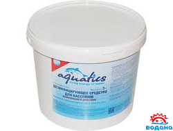 Aquatics (Каустик) комплексный, медленный хлор (200г) 3 кг