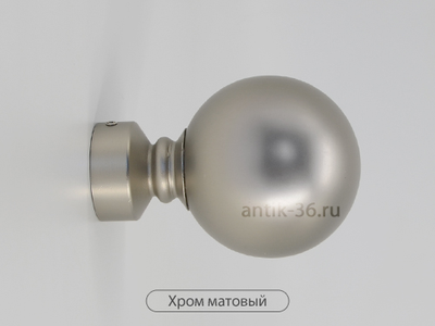 Шар Люкс, 25 мм. Для металлических карнизов
