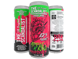 THE SCANDALIST ENERGY DRINK 500 мл - EX'S HEART (ЯБЛОКО/КИВИ/МАЛИНА)