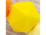 Икосаэдр 14мм - желтый