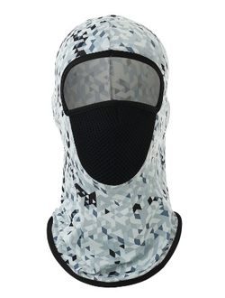 Подшлемник с сеткой TS серый треугольник