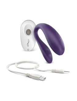 Фиолетовый вибратор для пар We-Vibe