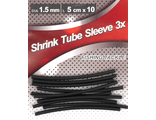 Трубка термоусадочная Namazu Pro &quot;Shrink Tube Sleeve 3x&quot; (10шт по 5см), d 1,5мм