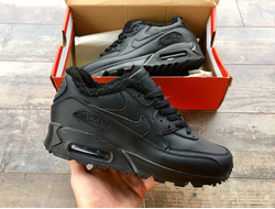 Кроссовки Nike Air Max 90 Black зимние