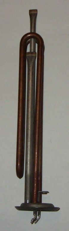 ТЭН RF 2000W, TW, медь, Ø64, М6, клеммы под винт, L290мм, 220V