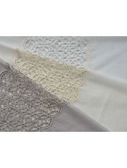 Арт. B75173501. Вуалевая ткань с ришелье для легких штор