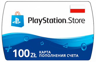 PlayStation Store Карта оплаты 100 zł (PLN/Польша) (ключ активации)
