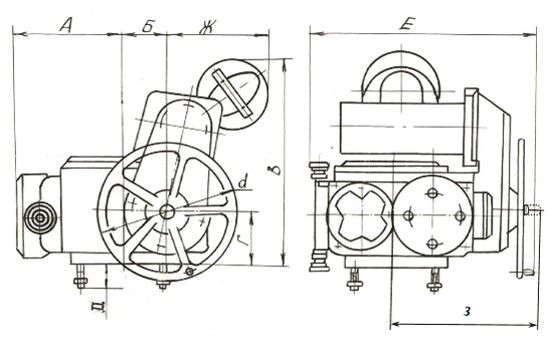 Электроприводы для запорной арматуры - Электроприводы НБ