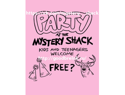 Плакат Party at the Mystery shack