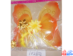 Набор бабочка (крылья,жезл,ободок) 44*40см, в пакете (КНР) арт.102802и