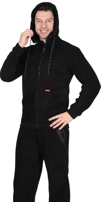 Куртка флисовая -Меркурий" черная