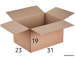 Коробка 4-x клапанная 31 x 23 x 19 см