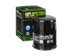 Масляный фильтр HIFLO FILTRO HF148 для Yamaha GRIZZLY 350/400/450/550/660/700, APEX XTX/SE, WOLVERINE// Honda hp 75/90/115/130/135/150/200/225// Mercury Mariner Marine// TGB