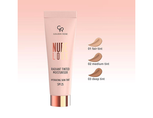 Golden Rose Тональный крем NUDE LOOK Radiant Tinted Moisturiser SPF25