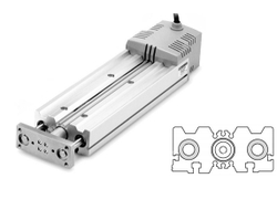 Линейный электрический привод с подшипником качения LXP