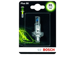 Лампа BOSCH H1 Plus 90 12V 55W блистер 1 шт.