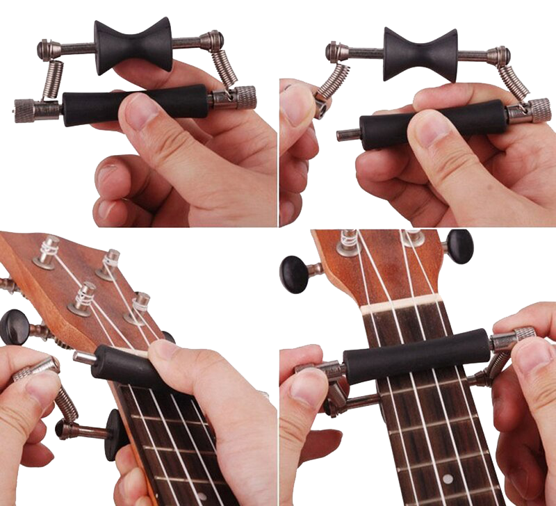 разновидности зажимов на гриф гитары каподастры