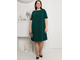 Женская одежда - Нарядное платье женское А-образного силуэта арт. 5885 (цвет зеленый) Размеры 52-62