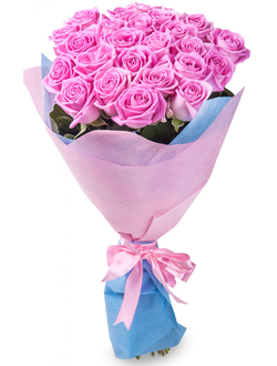 Букет 21 роза "Фиолетовый"