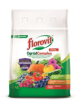 Florovit универсальный для растений Сад Complex, гранулированное садовое удобрение 3кг