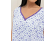 Ночная сорочка больших размеров  Арт. 162181-929 (цвет бело-фиолетовый) Размеры 74-84