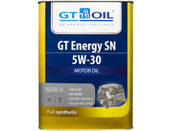 МАСЛО МОТОРНОЕ GT OIL ENERGY SN 5W-30 4л