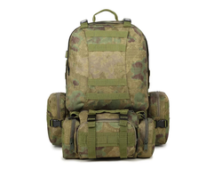 Тактический рюкзак с боковыми подсумками и поясной сумкой 50 л "Мох" (нет в наличии)