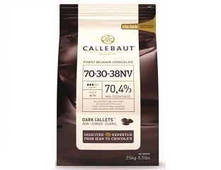 Темный очень горький шоколад с высоким содержанием какао 70.4% 70-30-38NV