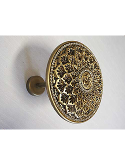 Богатый в восточном стиле подхват для штор настенный опт, 3 цвета: золото, сатен, серебро