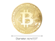 Сувенирная монета Биткоин (Bitcoin) в футляре