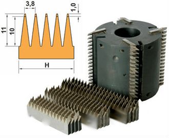 Ножи для нарезания мини-шипа на станках с торцовочным узлом 100 мм