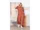 Женская одежда -Тончайшая летняя юбка-брюки &quot;КАПУЛЕТТИ&quot; арт. 622101 (цвет терракотовый) Размеры 54-64