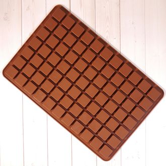 Форма силиконовая для шоколада &quot;Кубики&quot; 33*22 см, 70 ячеек
