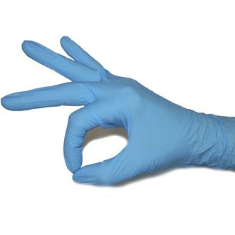 Перчатки MediOK нитриловые  (голубые/синие) М, L, XS, S, XL, 100 шт. уп.