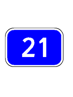 дорожные знак 6.13 (табличка КМ ) односторонняя тип А