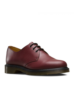 Обувь Dr. Martens 1461 Plain Welt Smooth Hf бордовые мужские