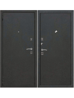 Стальная дверь СП-21 Металл/металл Антик серебро