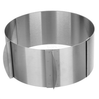 Раздвижное кольцо для выпечки, диаметр 20 - 38 см, ВЫСОТА 10 см (БОЛЬШЕЕ)