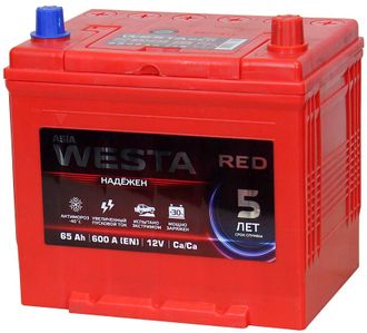 Автомобильный аккумулятор Westa Red 65 Ач о/п Asia