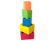 Игровой мягкий набор 5 блоков, толщина стенок блока 2см. Для детей от 3-8 лет. MF-EVA-01